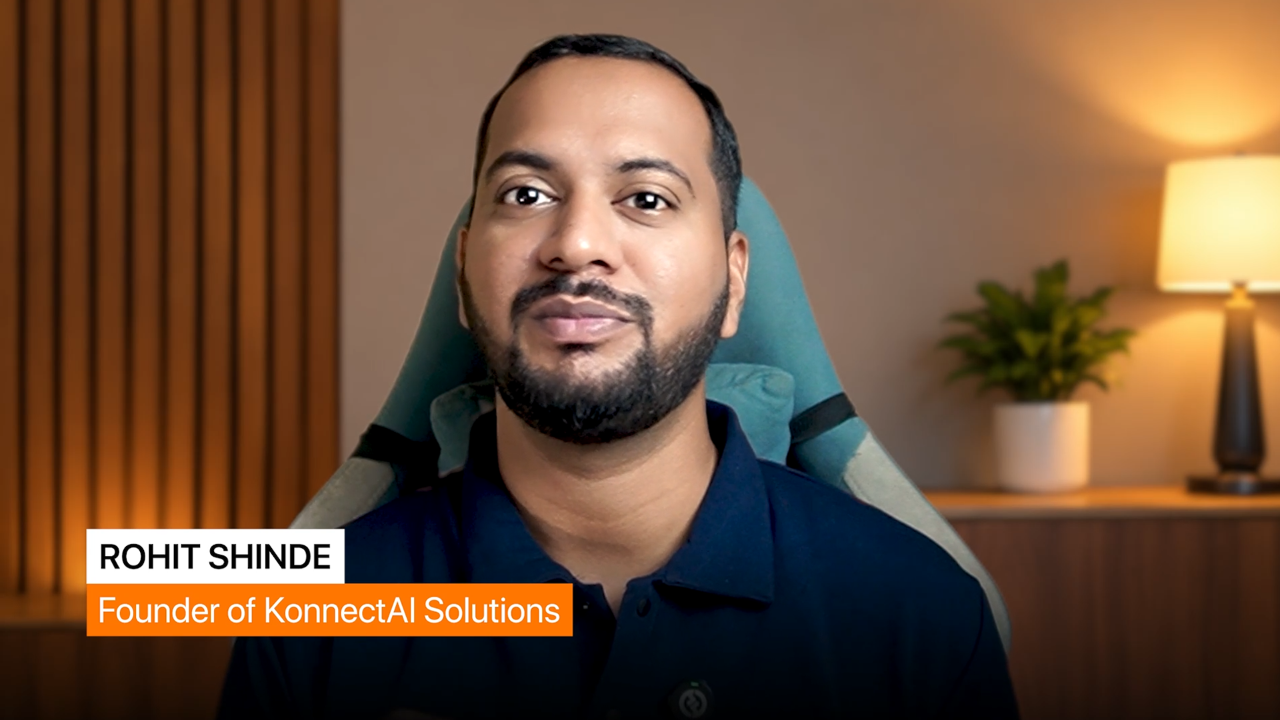 Rohit Shinde, Founder of KonnectAI Solutions