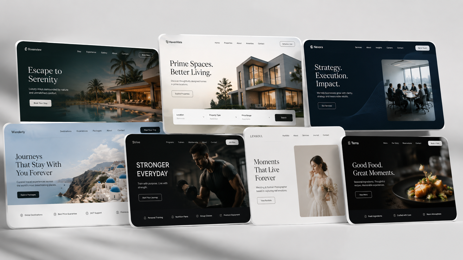 Website portfolio preview